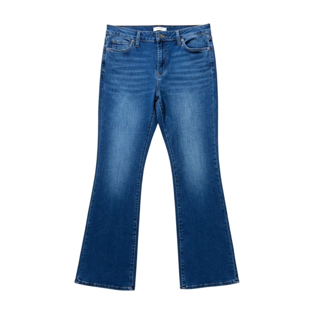 Kut from the Kloth Nicole High Rise Bootcut Jeans Long 33" Inseam Size 16 NWT